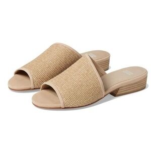 New Eileen Fisher Noko Raffia Slide Sandals size 6.5